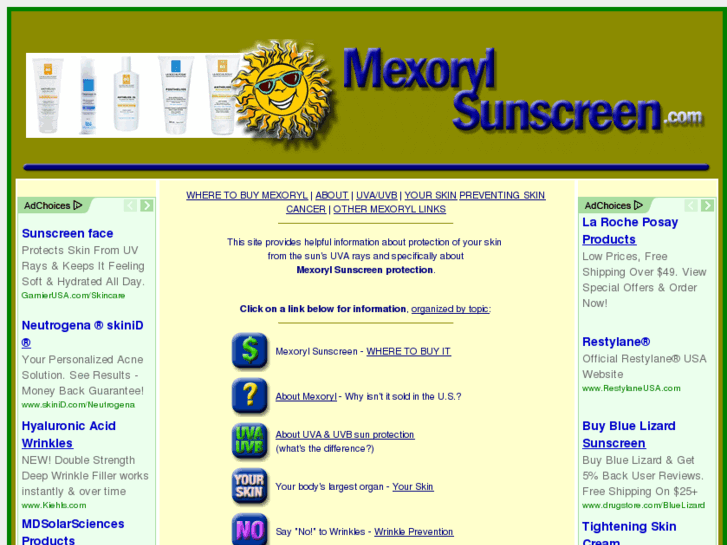 www.mexorylsunscreen.com