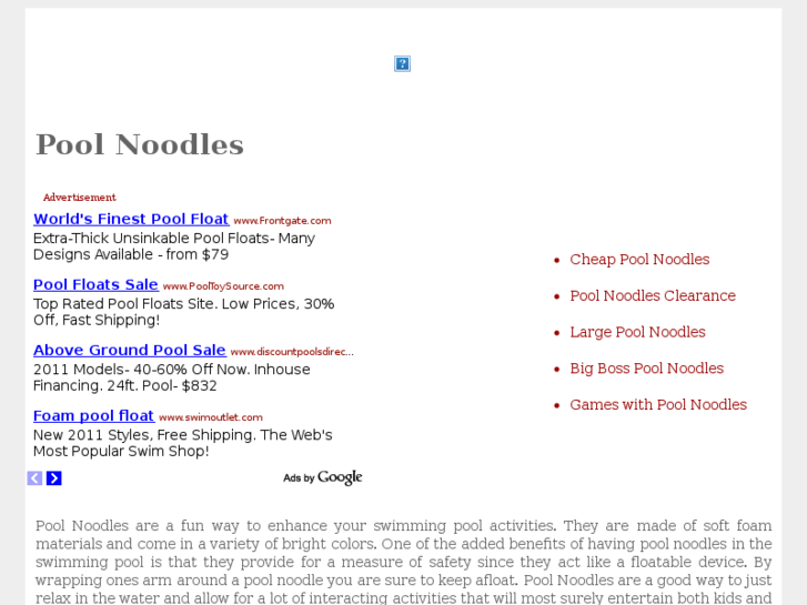 www.pool-noodles.net