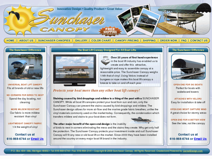 www.sunchasercanopy.com