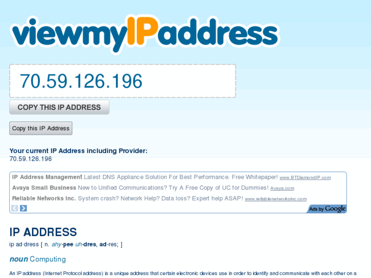 www.viewmyipaddress.com