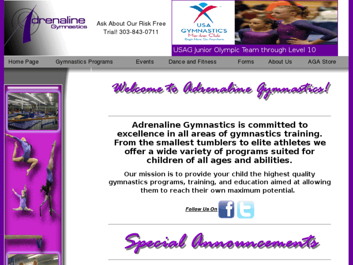 www.adrenalinegymnastics.com