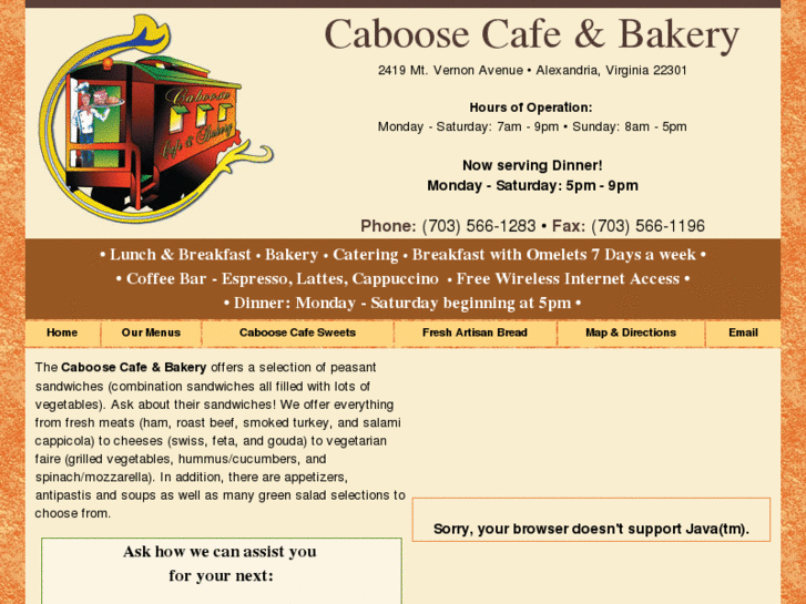 www.caboose-cafe.com