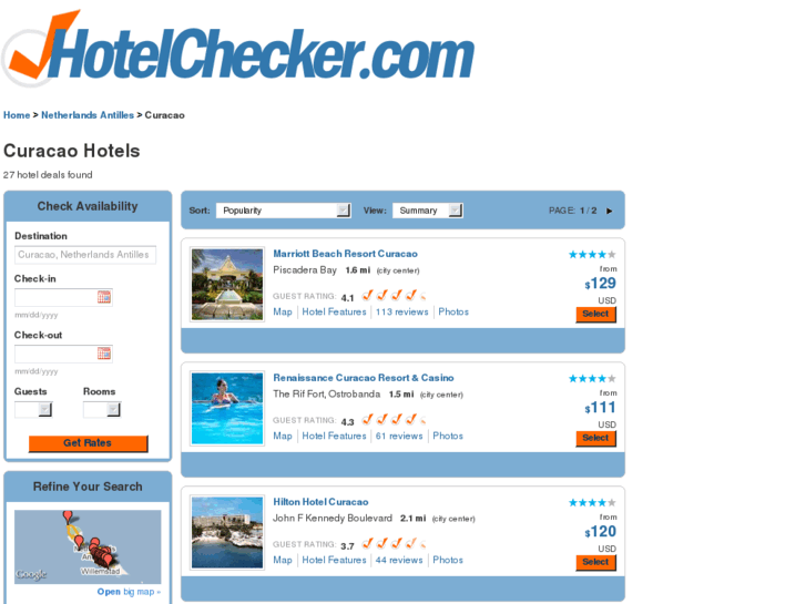 www.curacao-hotel.com