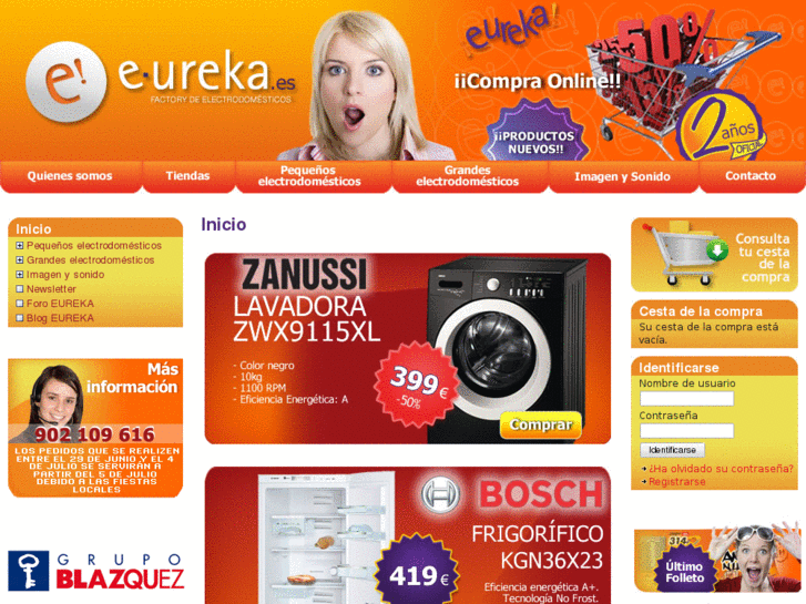 www.eurekaelectrodomesticos.es