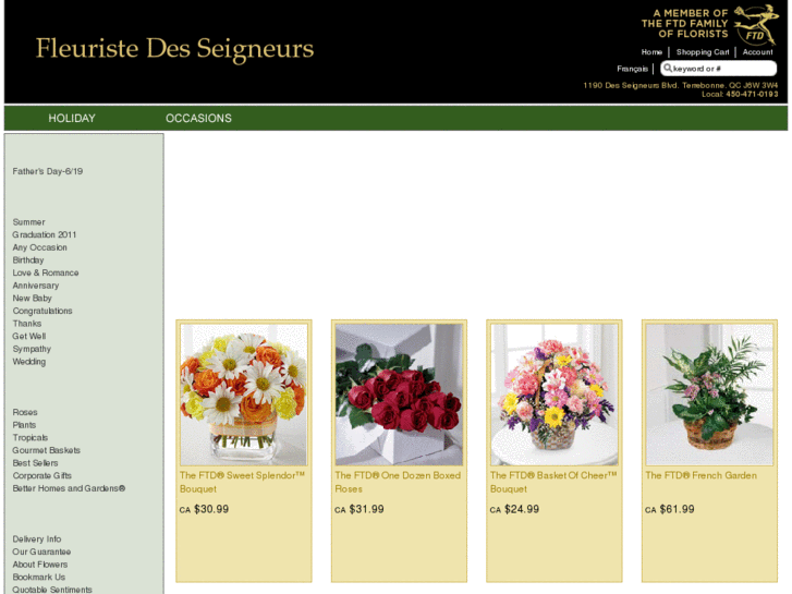 www.fleuristedesseigneurs.net