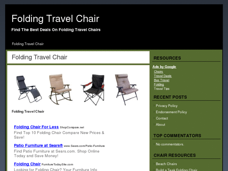 www.foldingtravelchair.com