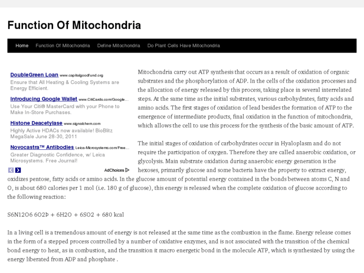 www.functionofmitochondria.com