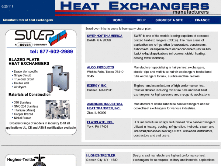 www.heatexchangermanufacturers.com