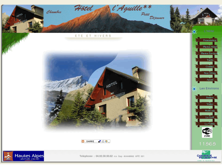 www.hotelaiguille.com