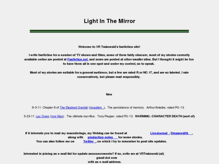 www.lightinthemirror.com