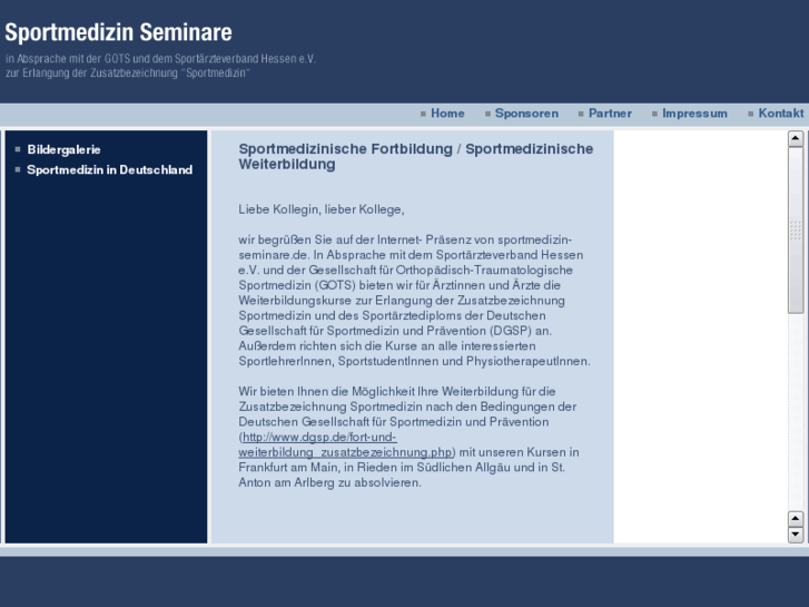 www.sportmedizinseminar.com