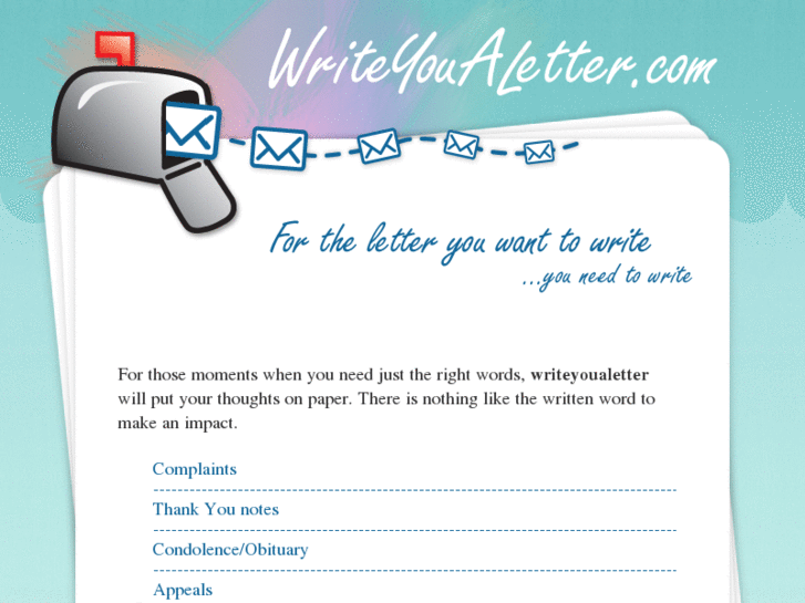 www.writeyoualetter.com