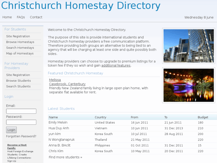 www.christchurchhomestay.org