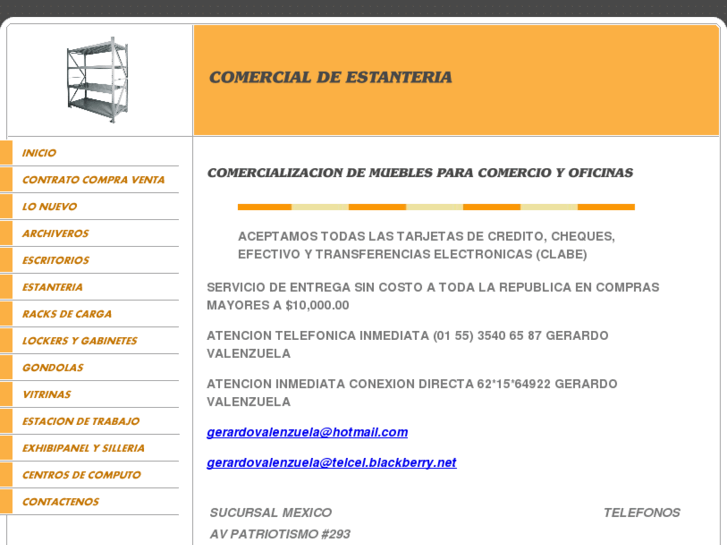 www.comercialdeestanteria.com