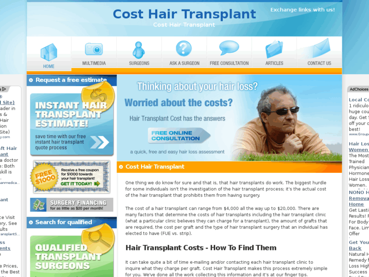 www.costhairtransplant.net