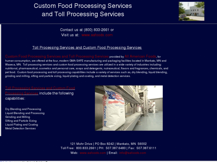 www.customfoodprocessingservices.net