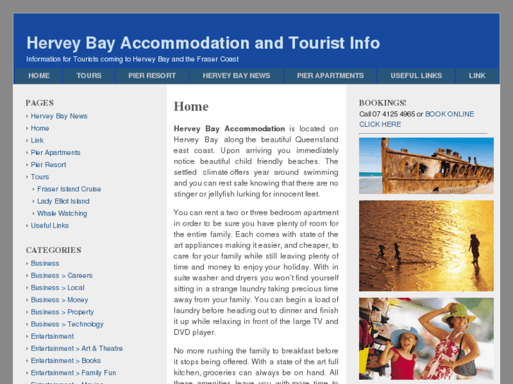 www.herveybayaccommodation.info