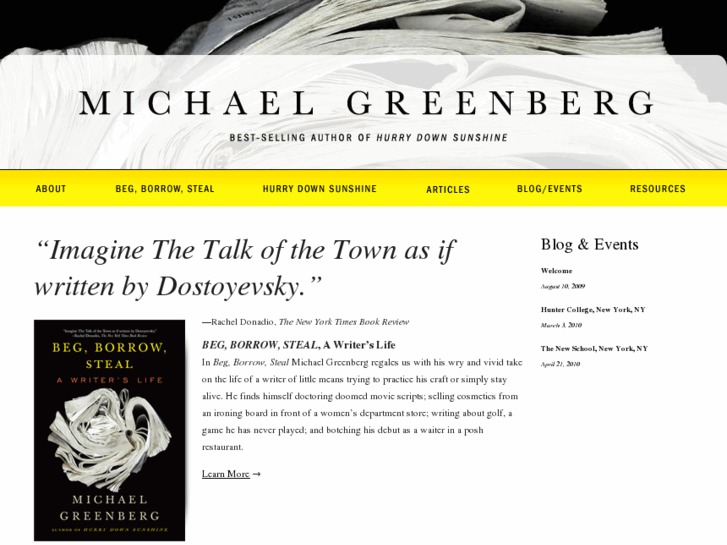 www.michaelgreenberg.org