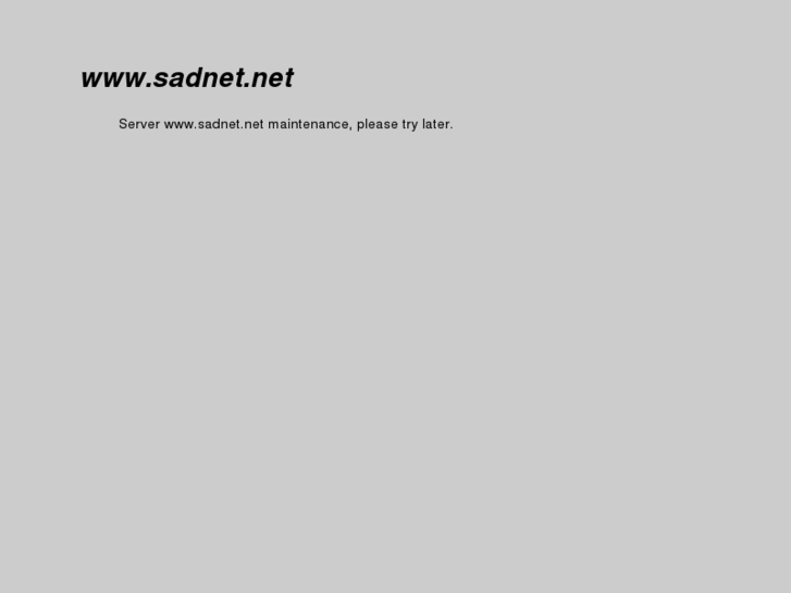 www.sadnet.net