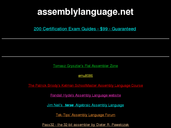 www.assemblylanguage.net
