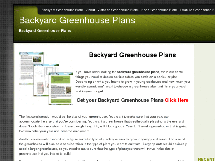 www.backyardgreenhouseplans.com