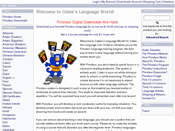 www.cateeslanguageworld.com