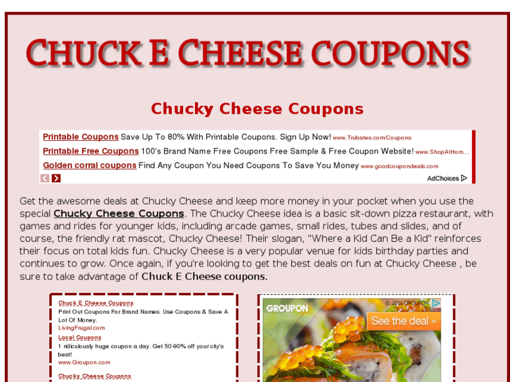 www.chuckycheesecoupons.net