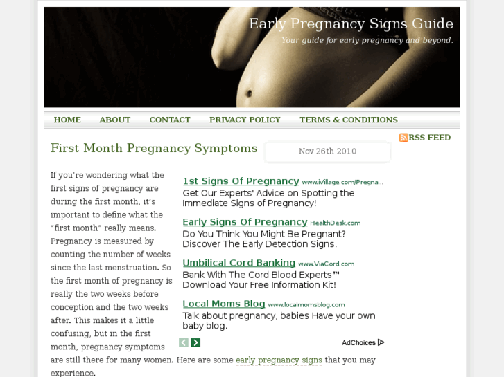 www.earlypregnancysignsguide.com