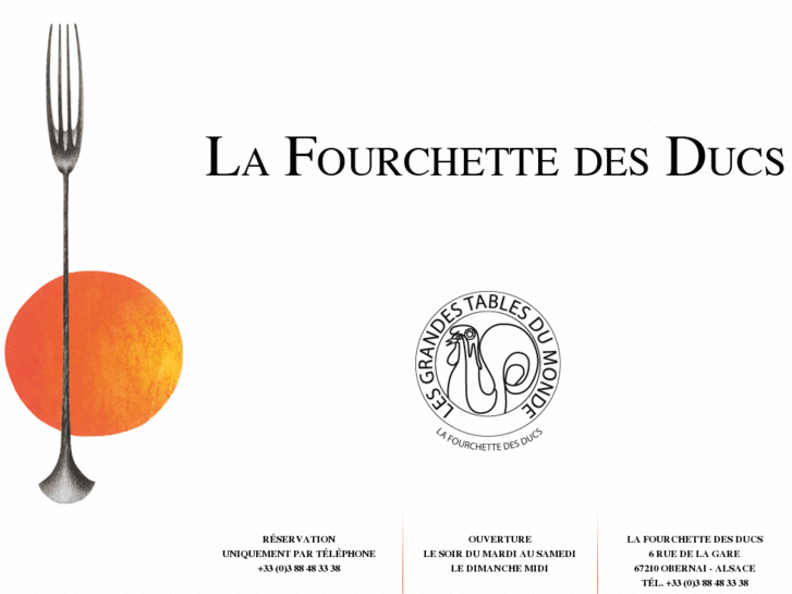 www.lafourchettedesducs.com