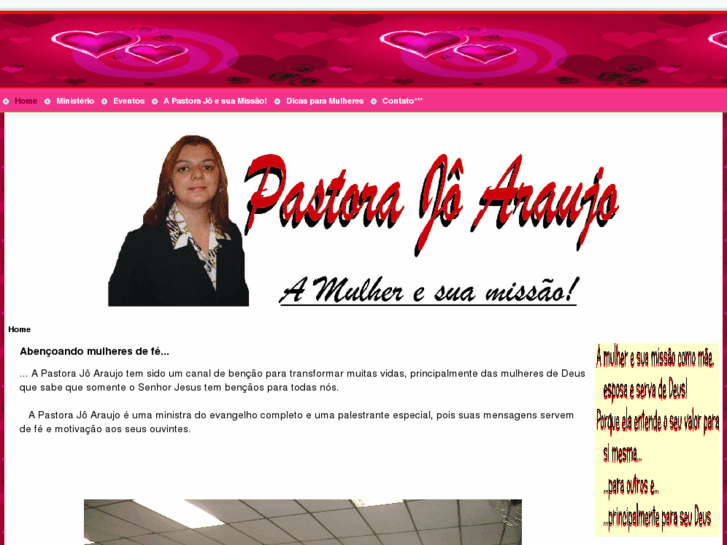 www.pastorajoaraujo.com