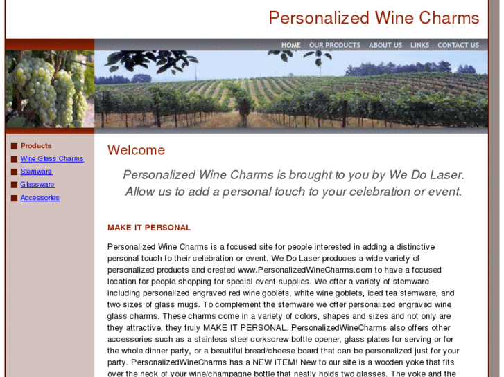 www.personalizedwinecharms.com