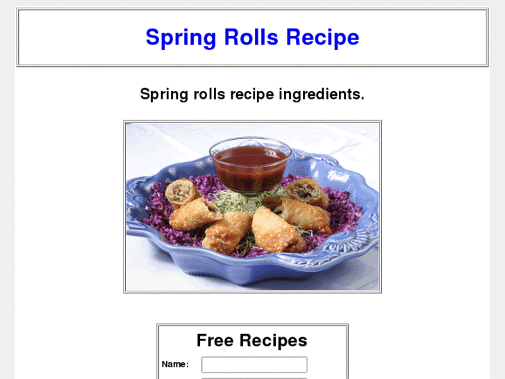 www.springrollsrecipe.com