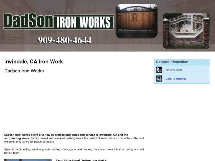 www.dadsonironworks.net