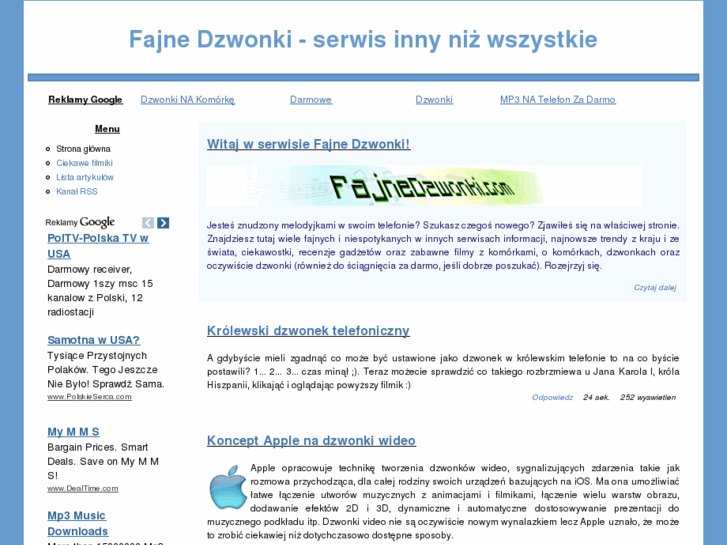 www.fajnedzwonki.com