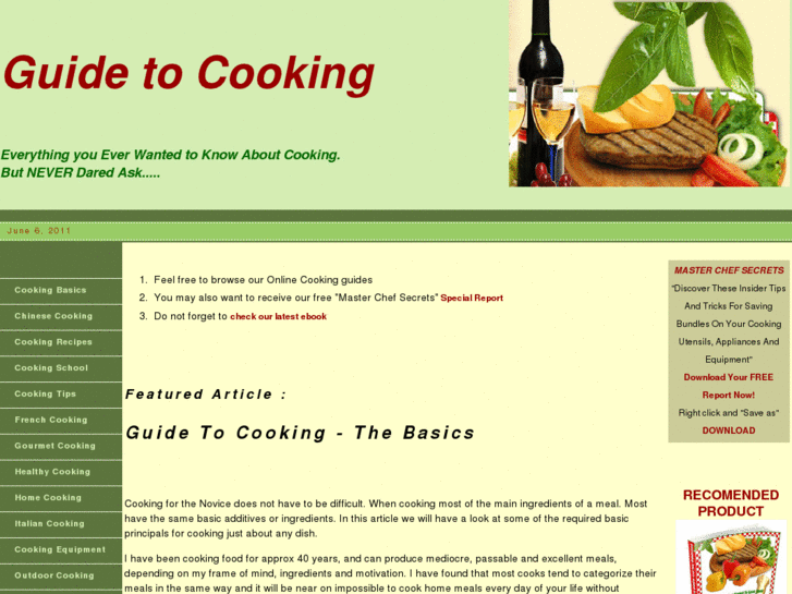 www.guidetocooking.co.uk