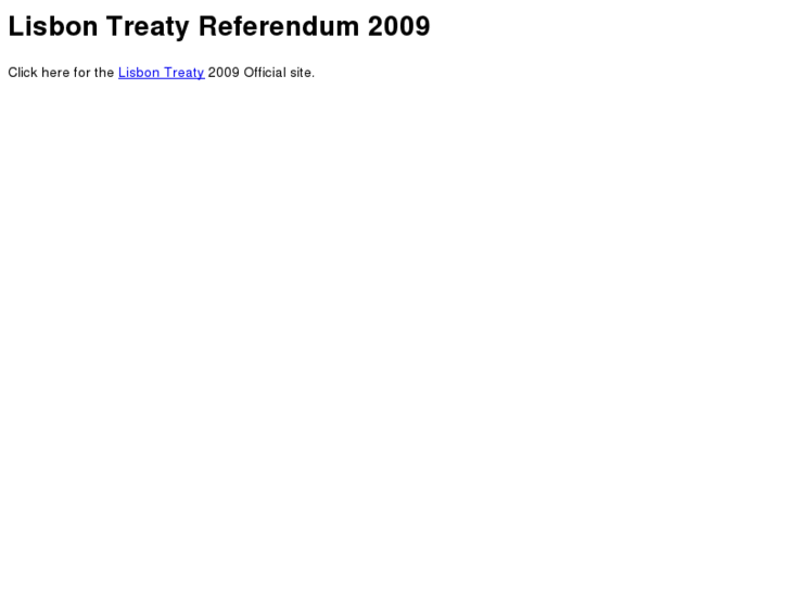 www.lisbontreaty2009.com