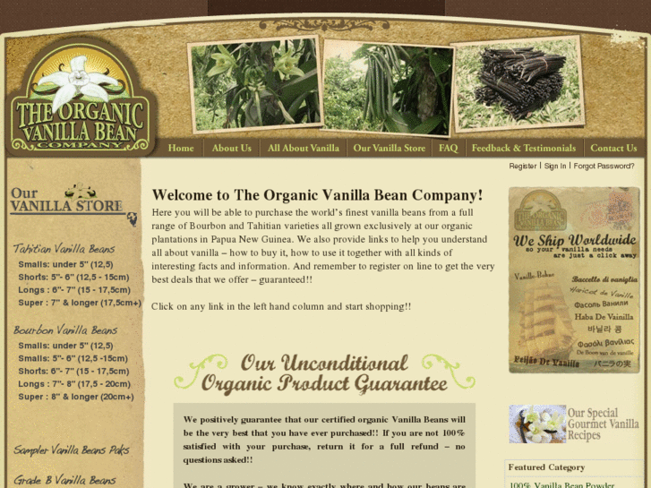 www.organic-vanilla.com