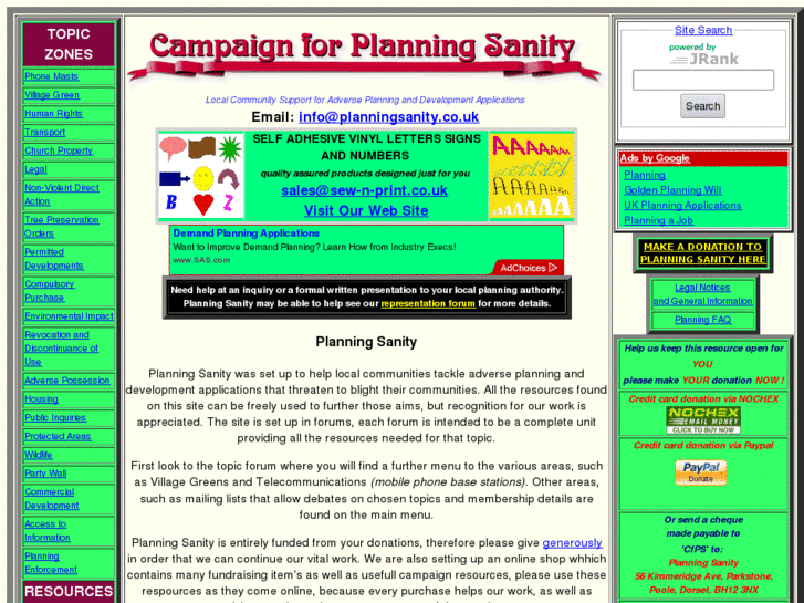 www.planningsanity.co.uk