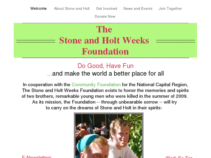 www.stoneandholtweeksfoundation.org