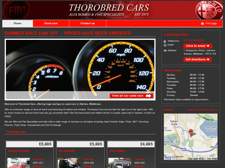 www.thorobredcars.com