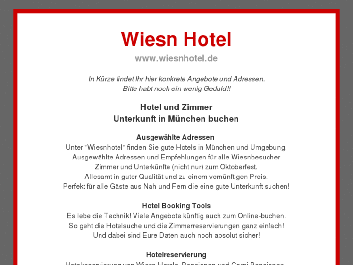 www.wiesnhotel.de