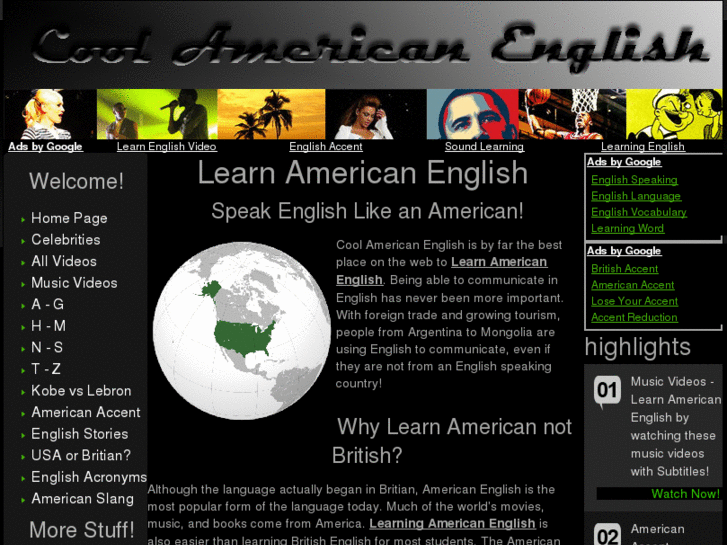 www.coolamericanenglish.com