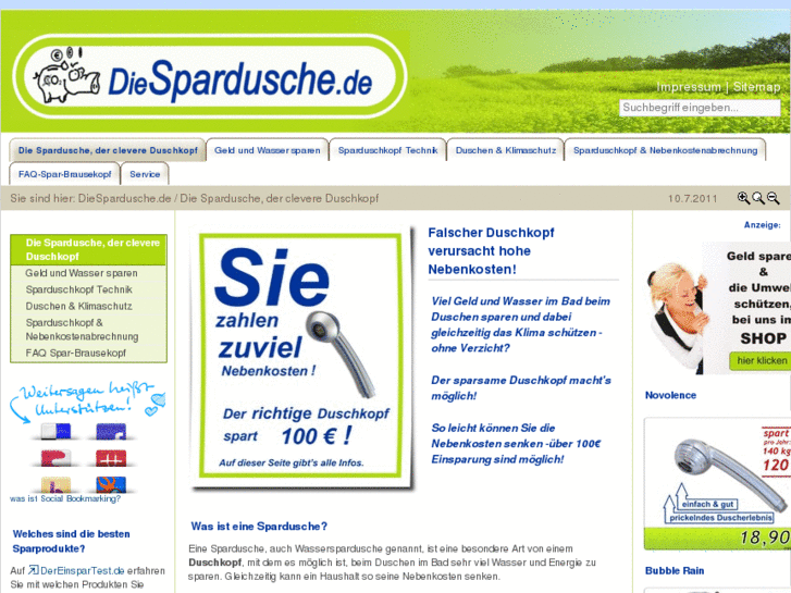 www.diespardusche.de