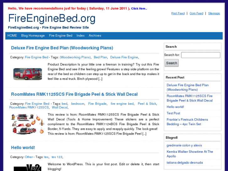 www.fireenginebed.org
