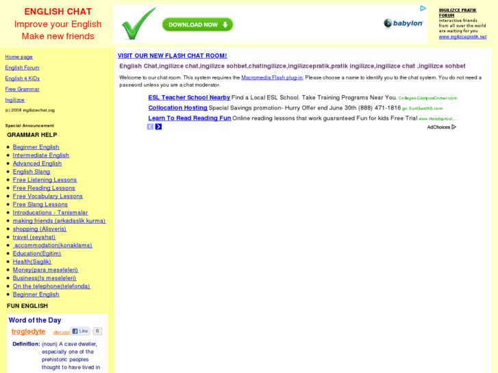 www.ingilizcechat.org
