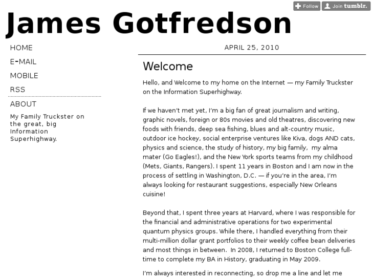 www.jamesgotfredson.com