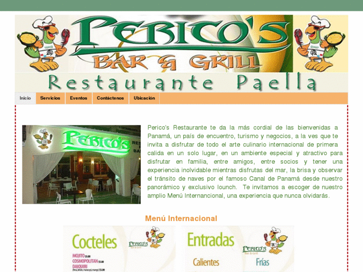 www.pericosrestaurante.com