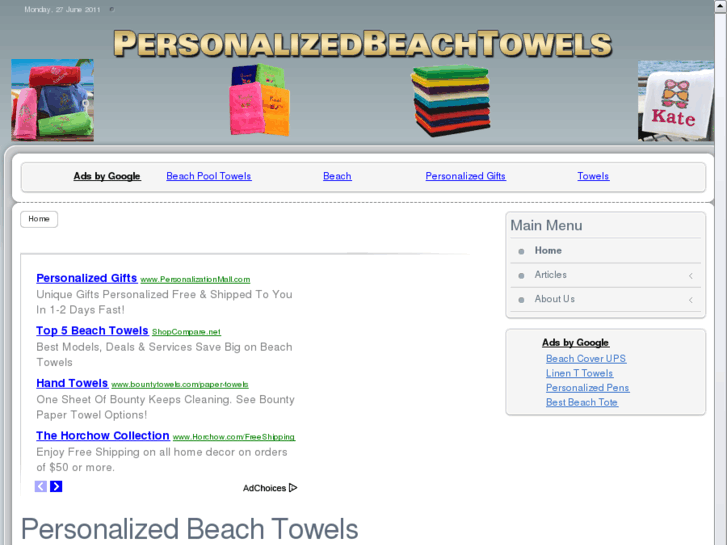 www.personalizedbeachtowels.net