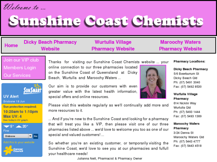 www.sunshinecoastchemist.com