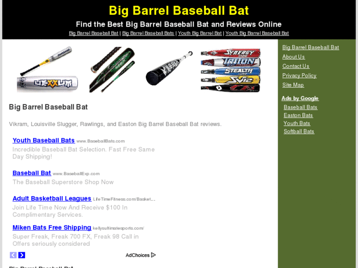 www.bigbarrelbaseballbat.net